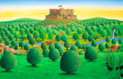 Krak des Chevaliers - Syria by Larry Smart
